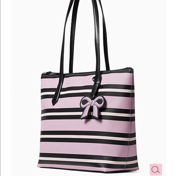Kate Spade Cassy Ottoman Stripe Tote - Picture 4 of 9
